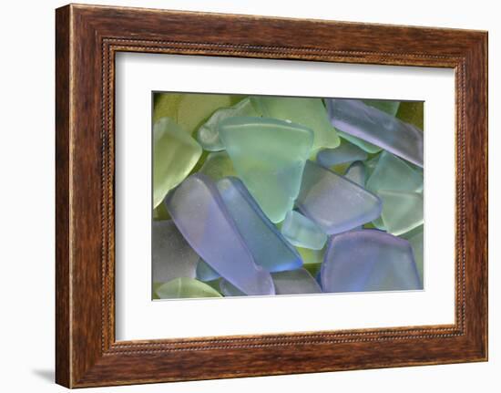 USA, Alaska, Ketchikan, Beach Glass-Savanah Stewart-Framed Photographic Print