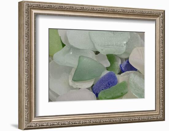 USA, Alaska, Ketchikan, Beach Glass-Savanah Stewart-Framed Photographic Print