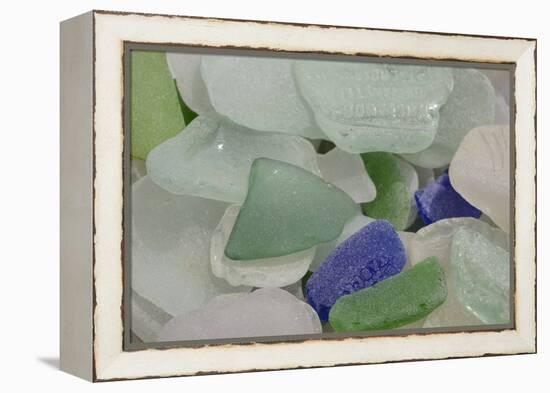 USA, Alaska, Ketchikan, Beach Glass-Savanah Stewart-Framed Premier Image Canvas