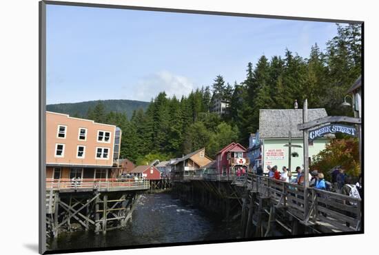 USA, Alaska, Ketchikan, Creek Street-Savanah Stewart-Mounted Photographic Print