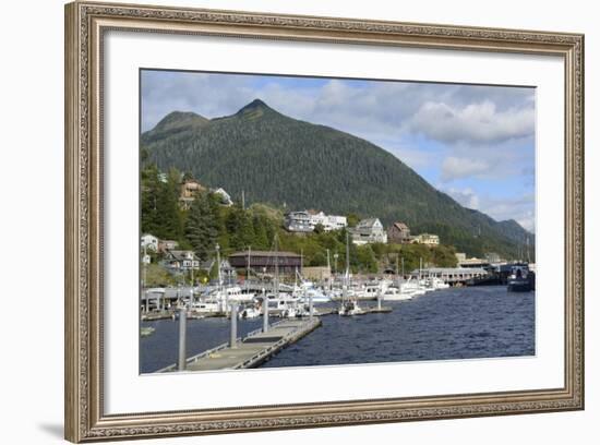USA, Alaska, Ketchikan, Downtown Cruise Ship Docks-Savanah Stewart-Framed Photographic Print
