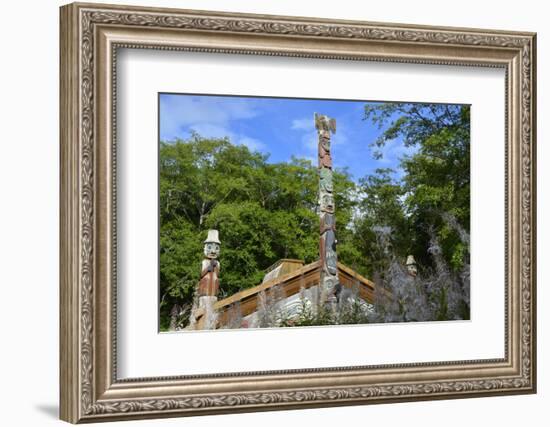 USA, Alaska, Ketchikan, Totem Bight State Historical Park-Savanah Stewart-Framed Photographic Print