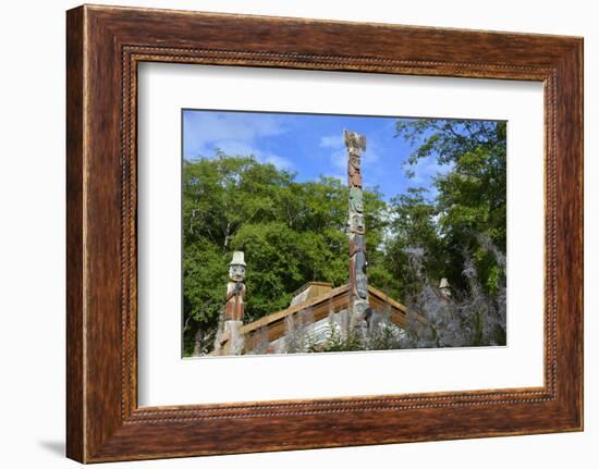 USA, Alaska, Ketchikan, Totem Bight State Historical Park-Savanah Stewart-Framed Photographic Print