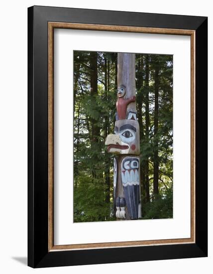 USA, Alaska, Ketchikan, Totem Bight State Historical Park-Savanah Stewart-Framed Photographic Print