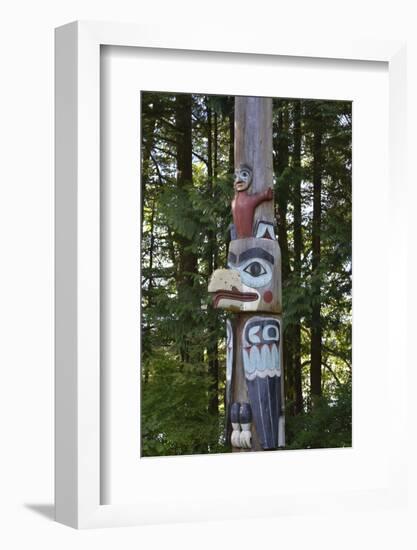 USA, Alaska, Ketchikan, Totem Bight State Historical Park-Savanah Stewart-Framed Photographic Print