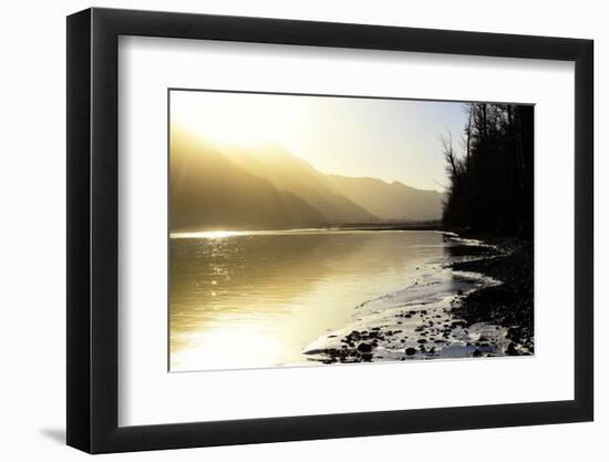 USA, Alaska, Knik River-Savanah Plank-Framed Photographic Print