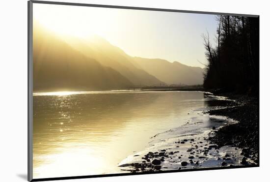 USA, Alaska, Knik River-Savanah Plank-Mounted Photographic Print