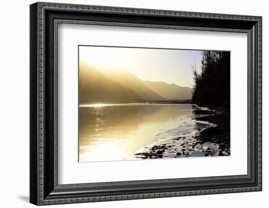 USA, Alaska, Knik River-Savanah Plank-Framed Photographic Print