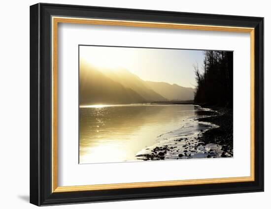 USA, Alaska, Knik River-Savanah Plank-Framed Photographic Print