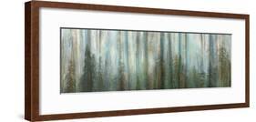 USA, Alaska, Misty Fiords National Monument. Panoramic collage of paint-splattered curtain.-Jaynes Gallery-Framed Photographic Print