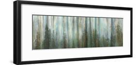 USA, Alaska, Misty Fiords National Monument. Panoramic collage of paint-splattered curtain.-Jaynes Gallery-Framed Photographic Print