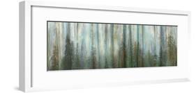 USA, Alaska, Misty Fiords National Monument. Panoramic collage of paint-splattered curtain.-Jaynes Gallery-Framed Photographic Print