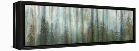 USA, Alaska, Misty Fiords National Monument. Panoramic collage of paint-splattered curtain.-Jaynes Gallery-Framed Premier Image Canvas