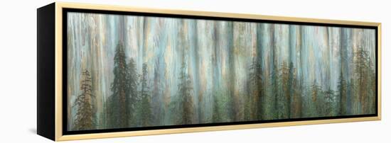 USA, Alaska, Misty Fiords National Monument. Panoramic collage of paint-splattered curtain.-Jaynes Gallery-Framed Premier Image Canvas