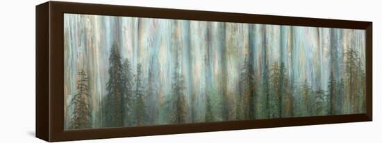 USA, Alaska, Misty Fiords National Monument. Panoramic collage of paint-splattered curtain.-Jaynes Gallery-Framed Premier Image Canvas