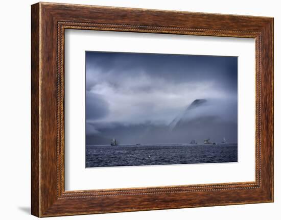 USA, Alaska, Sitka Sound, salmon seiners-Savanah Plank-Framed Photographic Print