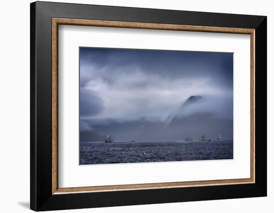 USA, Alaska, Sitka Sound, salmon seiners-Savanah Plank-Framed Photographic Print