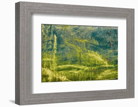 USA, Alaska, Wiseman. Paint on an oil drum.-Jaynes Gallery-Framed Photographic Print