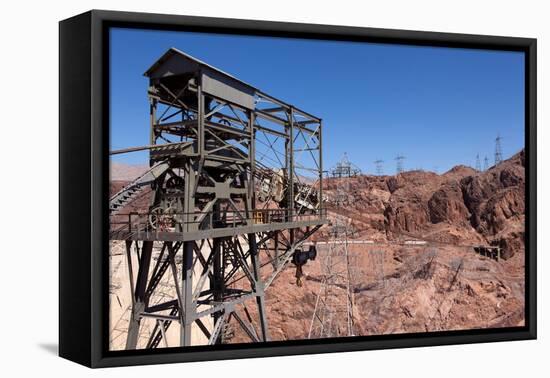 USA, Arizona and Nevada, Hoover Dam-Catharina Lux-Framed Premier Image Canvas