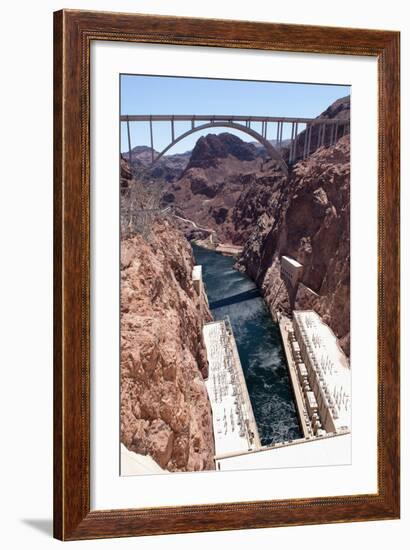 USA, Arizona and Nevada, Hoover Dam-Catharina Lux-Framed Photographic Print