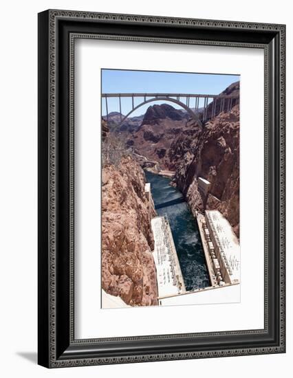 USA, Arizona and Nevada, Hoover Dam-Catharina Lux-Framed Photographic Print