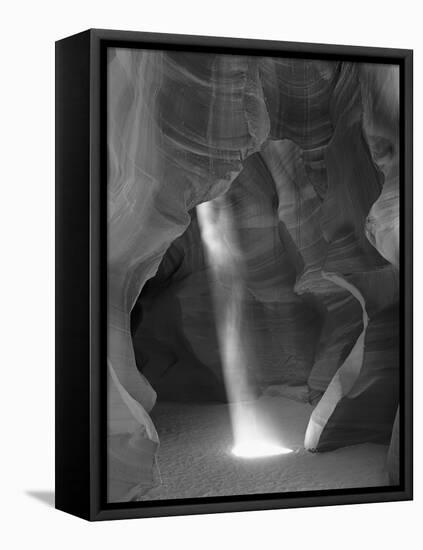 USA, Arizona, Antelope Canyon. Sunbeam and Sandstone Formations-Dennis Flaherty-Framed Premier Image Canvas