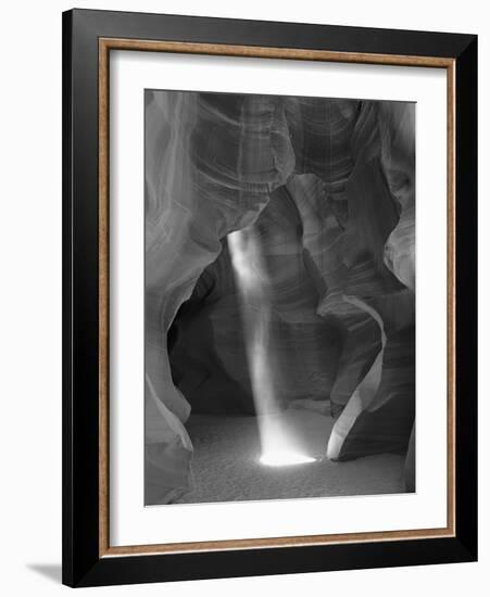 USA, Arizona, Antelope Canyon. Sunbeam and Sandstone Formations-Dennis Flaherty-Framed Photographic Print