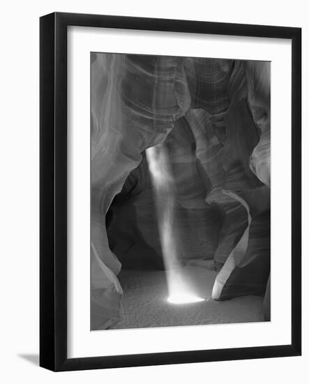 USA, Arizona, Antelope Canyon. Sunbeam and Sandstone Formations-Dennis Flaherty-Framed Photographic Print