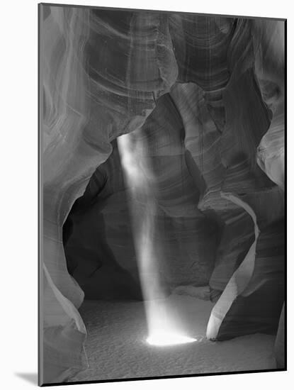 USA, Arizona, Antelope Canyon. Sunbeam and Sandstone Formations-Dennis Flaherty-Mounted Photographic Print