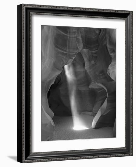 USA, Arizona, Antelope Canyon. Sunbeam and Sandstone Formations-Dennis Flaherty-Framed Photographic Print