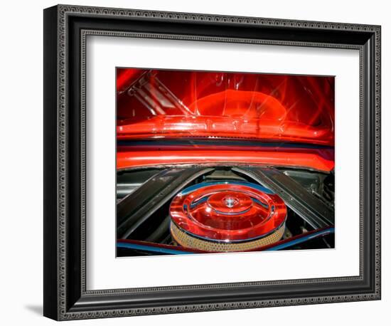 USA, Arizona, Buckeye. Close-up of air filter and its reflection.-Jaynes Gallery-Framed Photographic Print