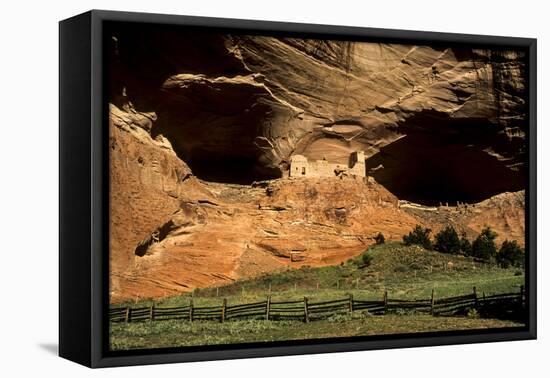 USA, Arizona, Canyon De Chelly National Monument, Mummy Cave Ruin in Canyon Del Muerto-Ann Collins-Framed Premier Image Canvas