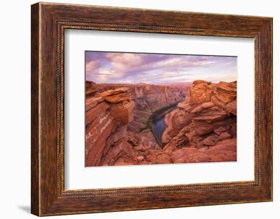 USA, Arizona, Colorado Plateau, Southwest,Glen Canyon National Recreation Area, Horseshoe bend of t-Christian Heeb-Framed Photographic Print