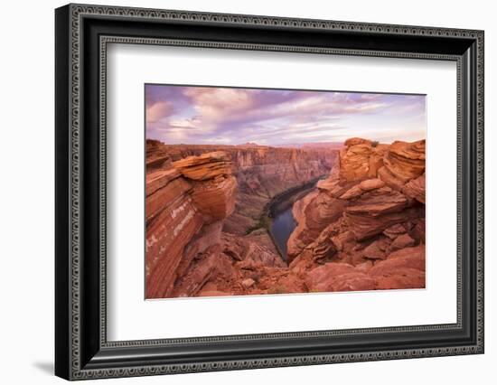 USA, Arizona, Colorado Plateau, Southwest,Glen Canyon National Recreation Area, Horseshoe bend of t-Christian Heeb-Framed Photographic Print