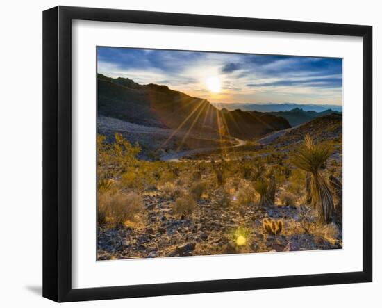 USA, Arizona, from Sitgreaves Pass on Route 66-Alan Copson-Framed Photographic Print