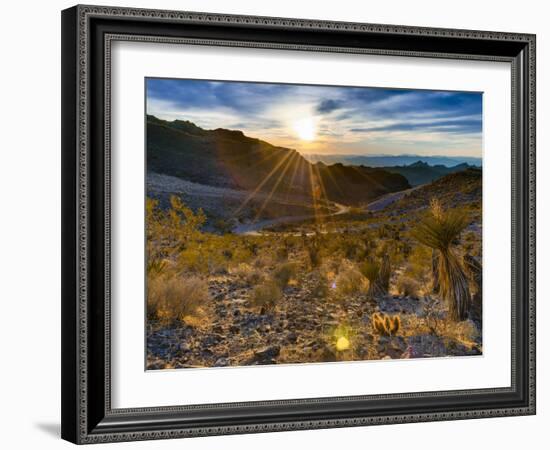 USA, Arizona, from Sitgreaves Pass on Route 66-Alan Copson-Framed Photographic Print