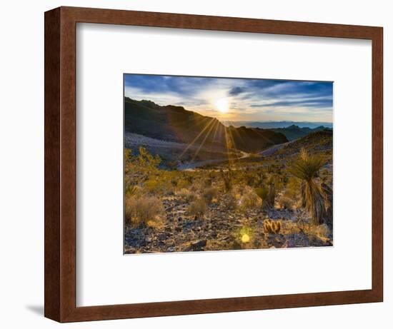 USA, Arizona, from Sitgreaves Pass on Route 66-Alan Copson-Framed Photographic Print