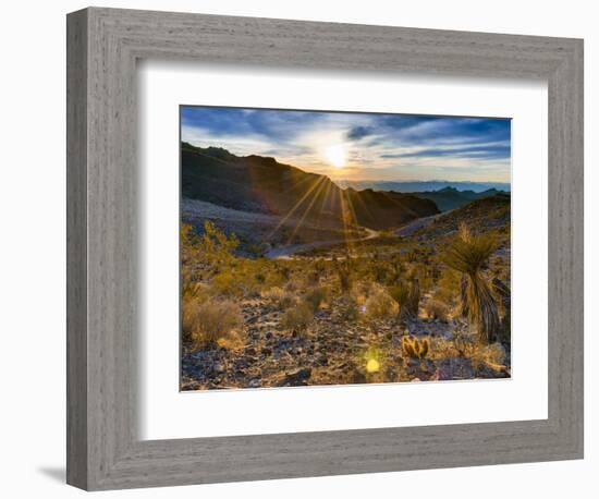 USA, Arizona, from Sitgreaves Pass on Route 66-Alan Copson-Framed Photographic Print