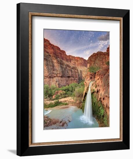 USA, Arizona, Gran Canyon, Havasu Canyon (Hualapai Reservation), Havasu Falls-Michele Falzone-Framed Photographic Print