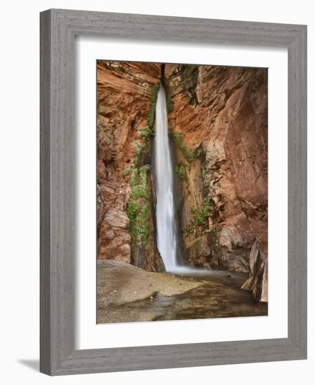 USA, Arizona, Grand Canyon, Colorado River Float Trip Dear Creek Falls-John Ford-Framed Photographic Print