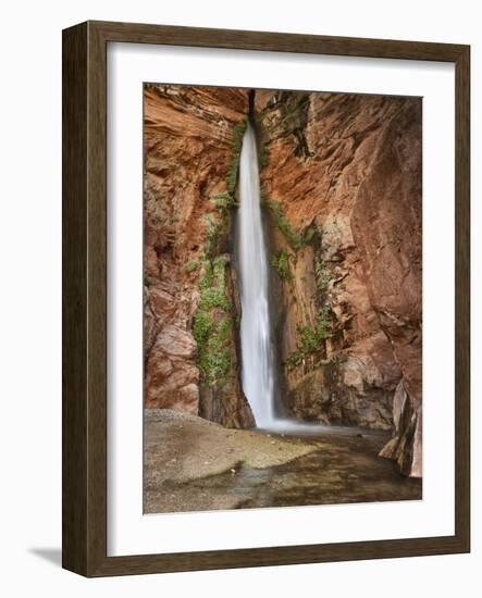 USA, Arizona, Grand Canyon, Colorado River Float Trip Dear Creek Falls-John Ford-Framed Photographic Print