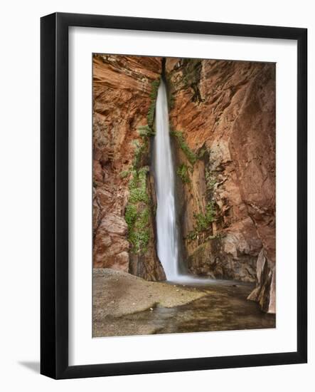 USA, Arizona, Grand Canyon, Colorado River Float Trip Dear Creek Falls-John Ford-Framed Photographic Print