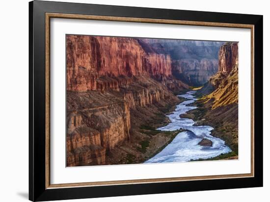 USA, Arizona, Grand Canyon, Colorado River, Float Trip, from Nankoweap-John Ford-Framed Photographic Print