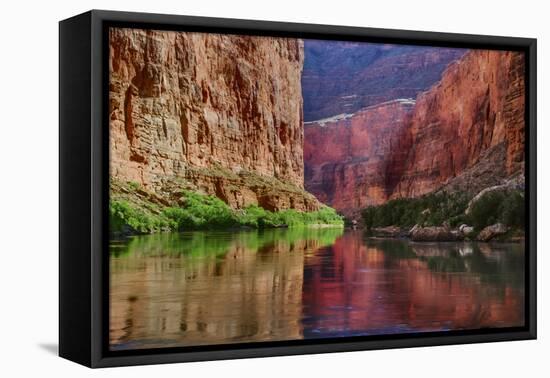 USA, Arizona, Grand Canyon, Colorado River Float Trip Whitmore Creek-John Ford-Framed Premier Image Canvas