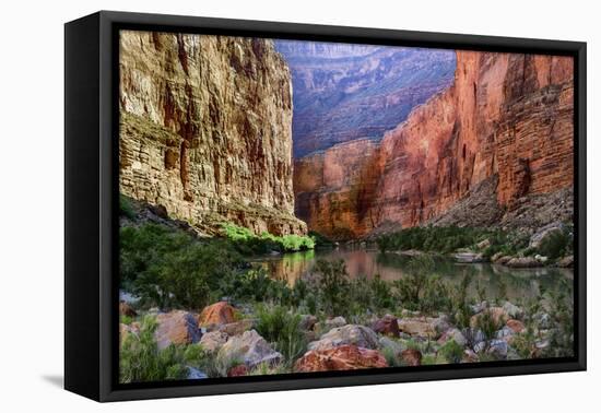 USA, Arizona, Grand Canyon, Colorado River Float Trip Whitmore Creek-John Ford-Framed Premier Image Canvas