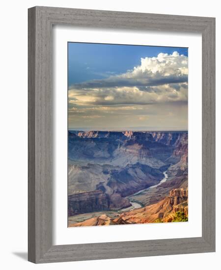 USA, Arizona, Grand Canyon National Park (South Rim), Colorado River from Desert View-Michele Falzone-Framed Photographic Print