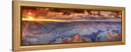 USA, Arizona, Grand Canyon National Park (South Rim), Colorado River from Mohave Point-Michele Falzone-Framed Premier Image Canvas