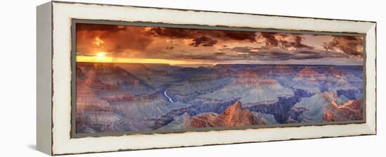 USA, Arizona, Grand Canyon National Park (South Rim), Colorado River from Mohave Point-Michele Falzone-Framed Premier Image Canvas