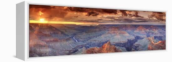 USA, Arizona, Grand Canyon National Park (South Rim), Colorado River from Mohave Point-Michele Falzone-Framed Premier Image Canvas