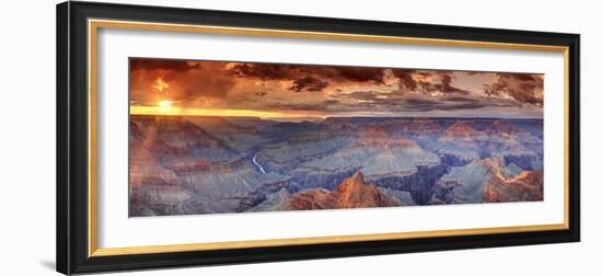 USA, Arizona, Grand Canyon National Park (South Rim), Colorado River from Mohave Point-Michele Falzone-Framed Photographic Print